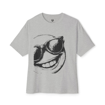 Smiley Vibes Oversized Boxy Tee