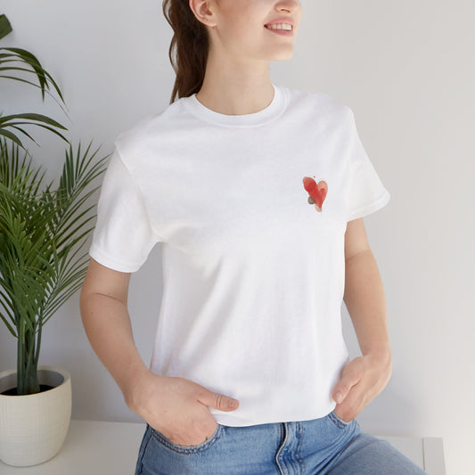 Unisex Jersey Short Sleeve Tee - heart