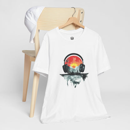 Unisex Jersey Short Sleeve Tee - Music Abstract