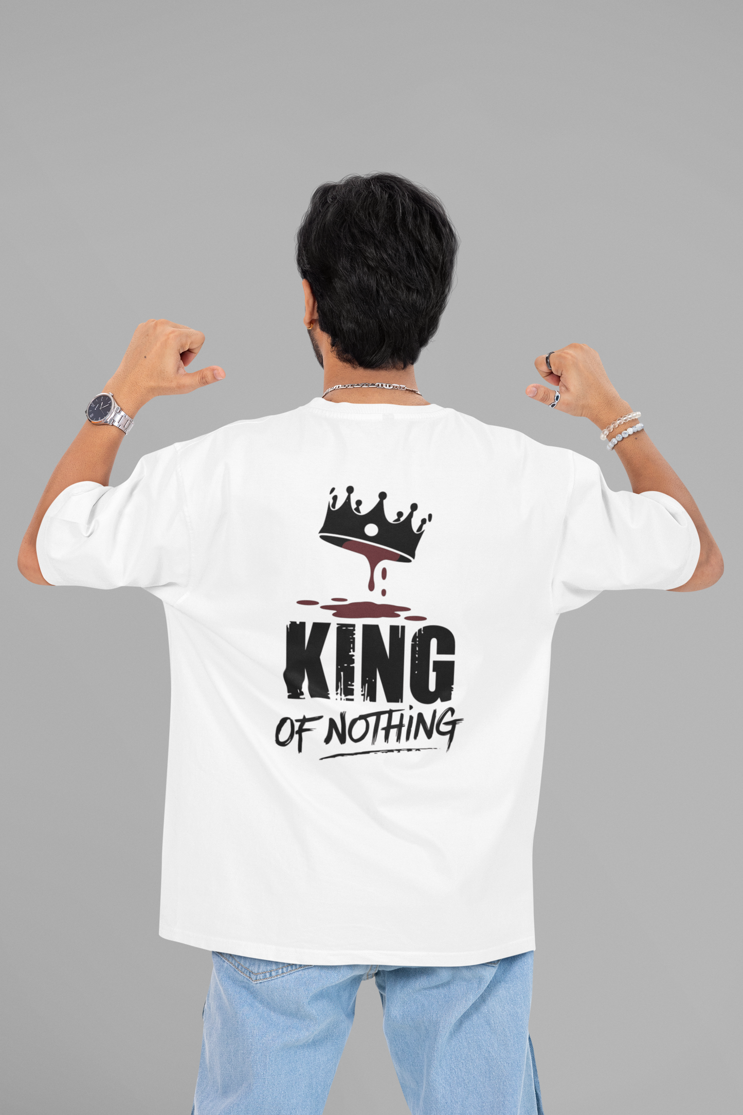 King Of Nothing - Unisex Oversized Boxy Tee