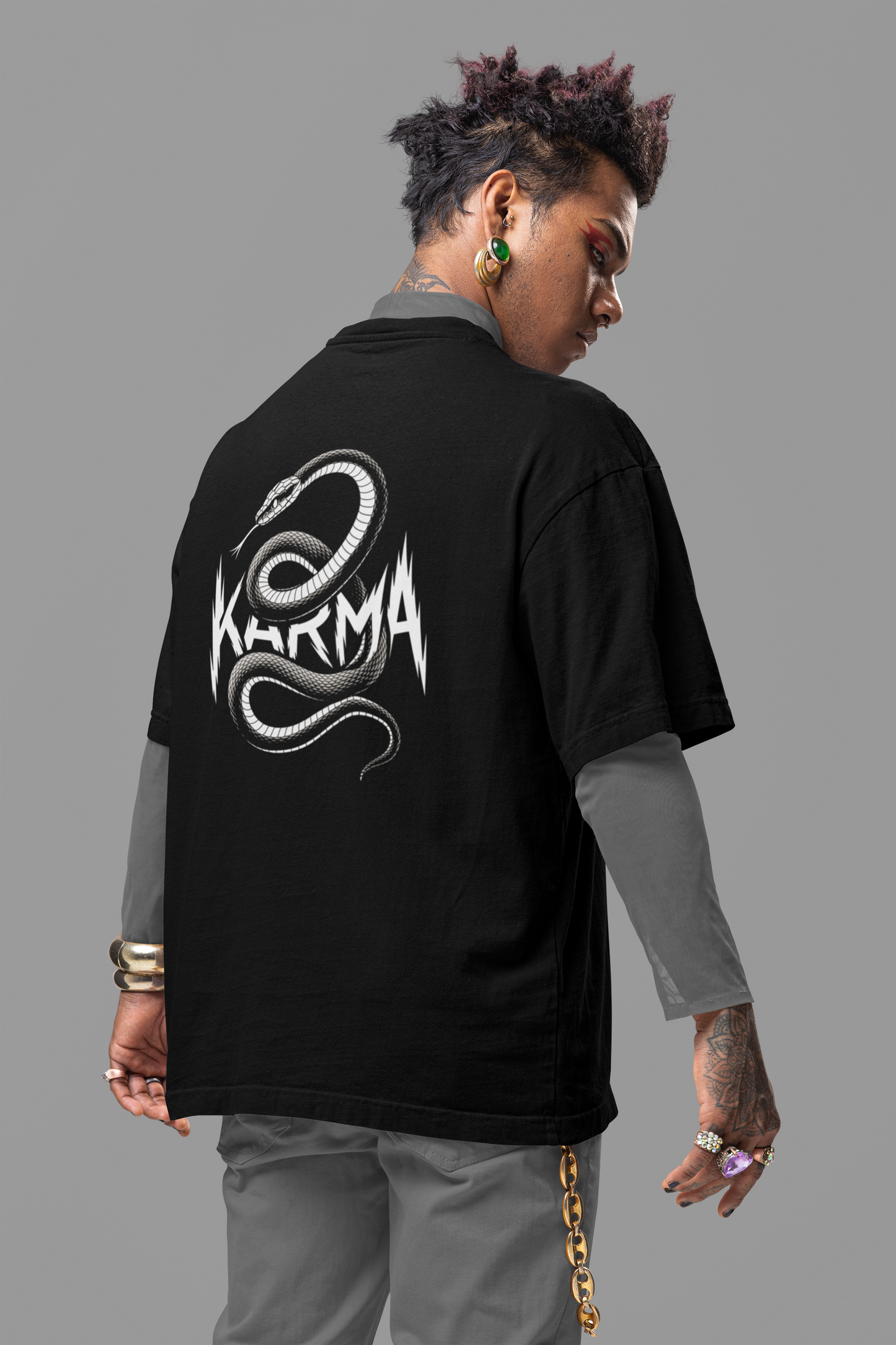 Karma - Unisex Oversized Boxy Tee