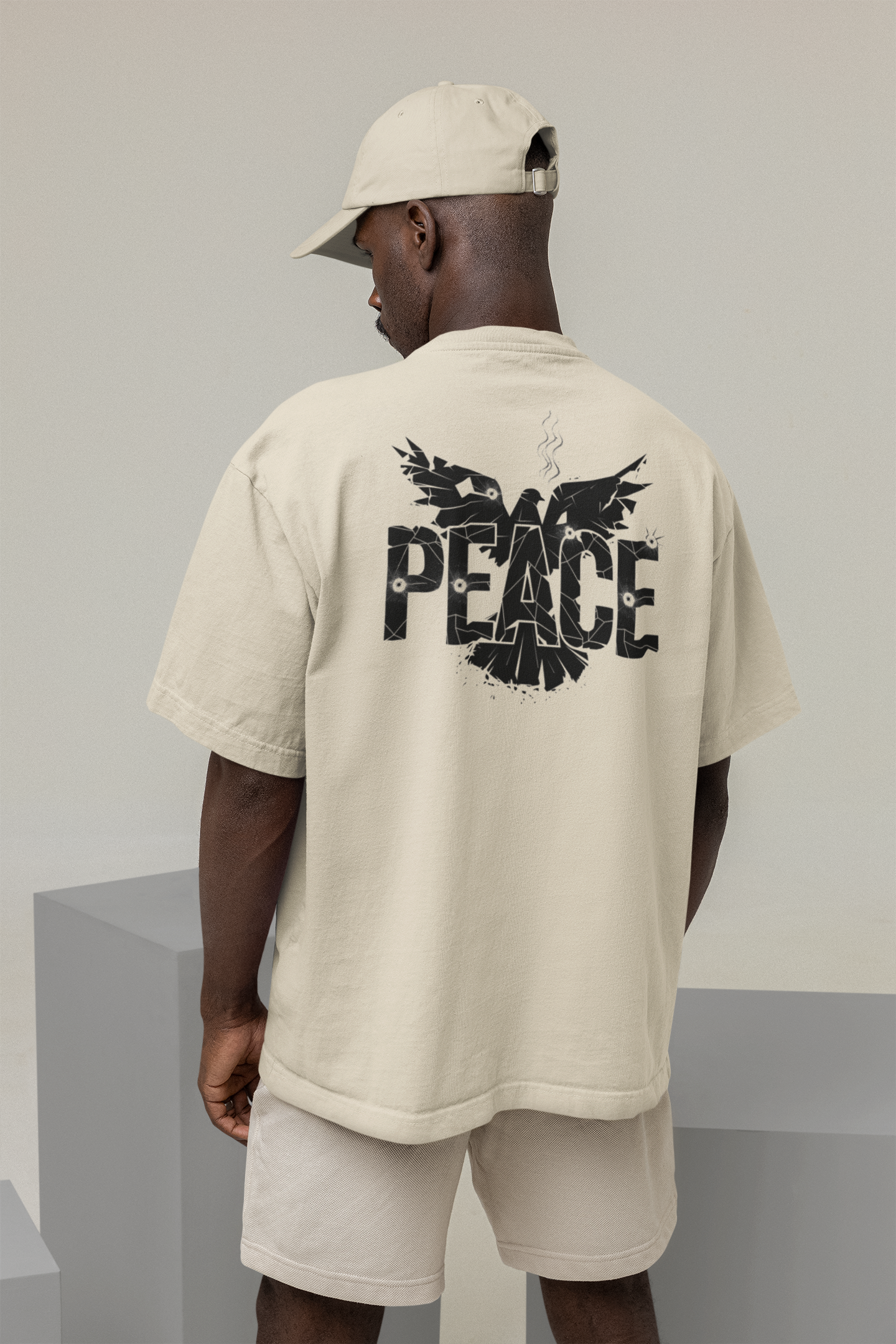 Peace - Unisex Oversized Boxy Tee