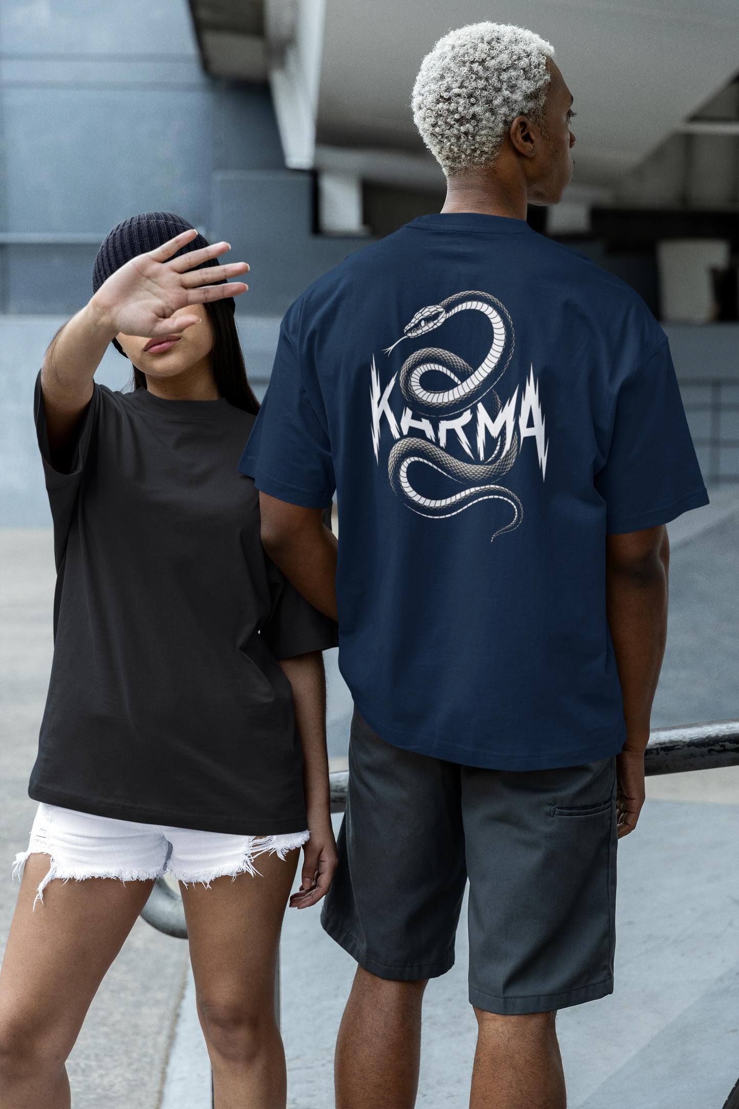 Karma - Unisex Oversized Boxy Tee