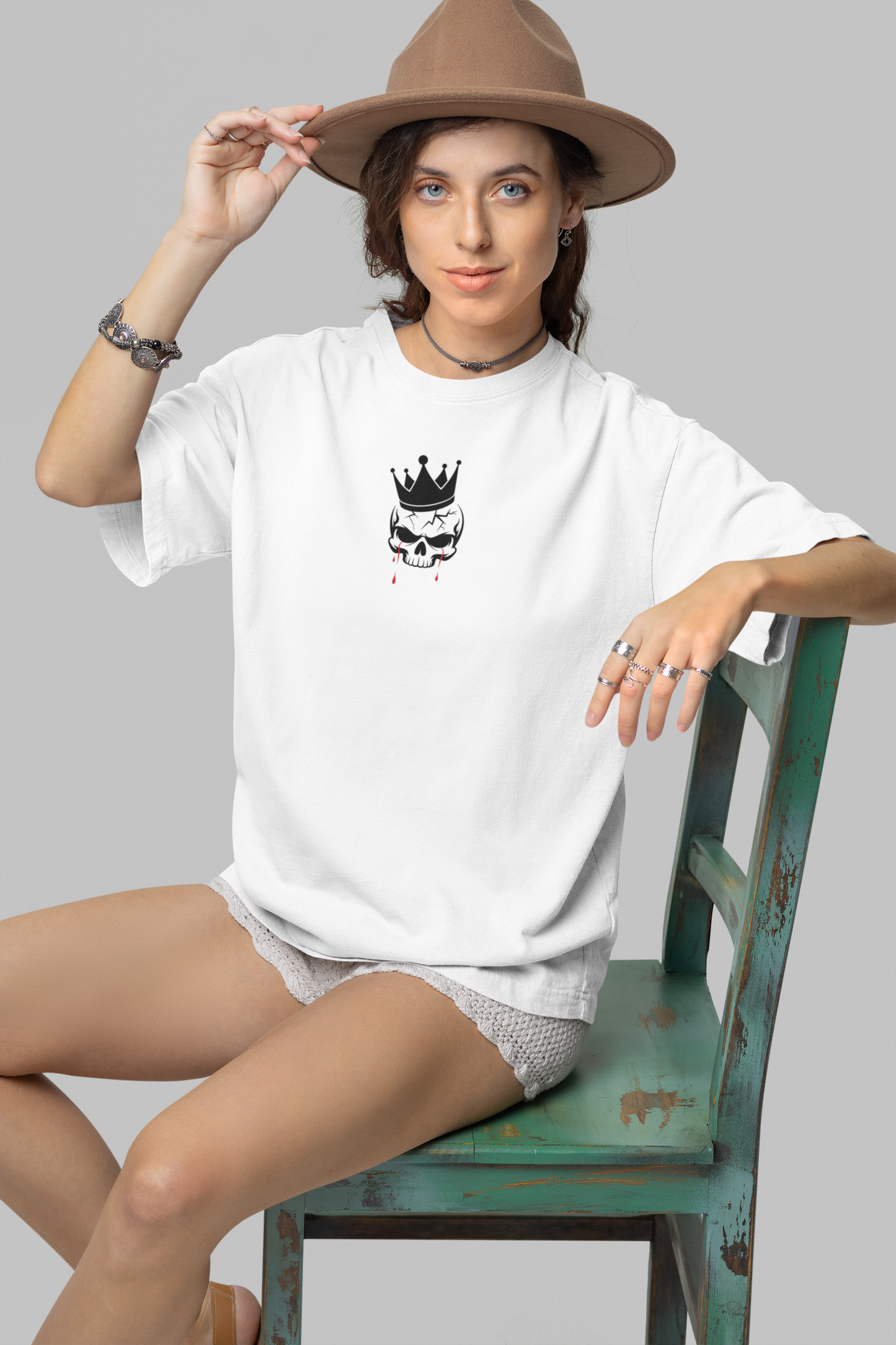 Skull King - Unisex Oversized Boxy Tee